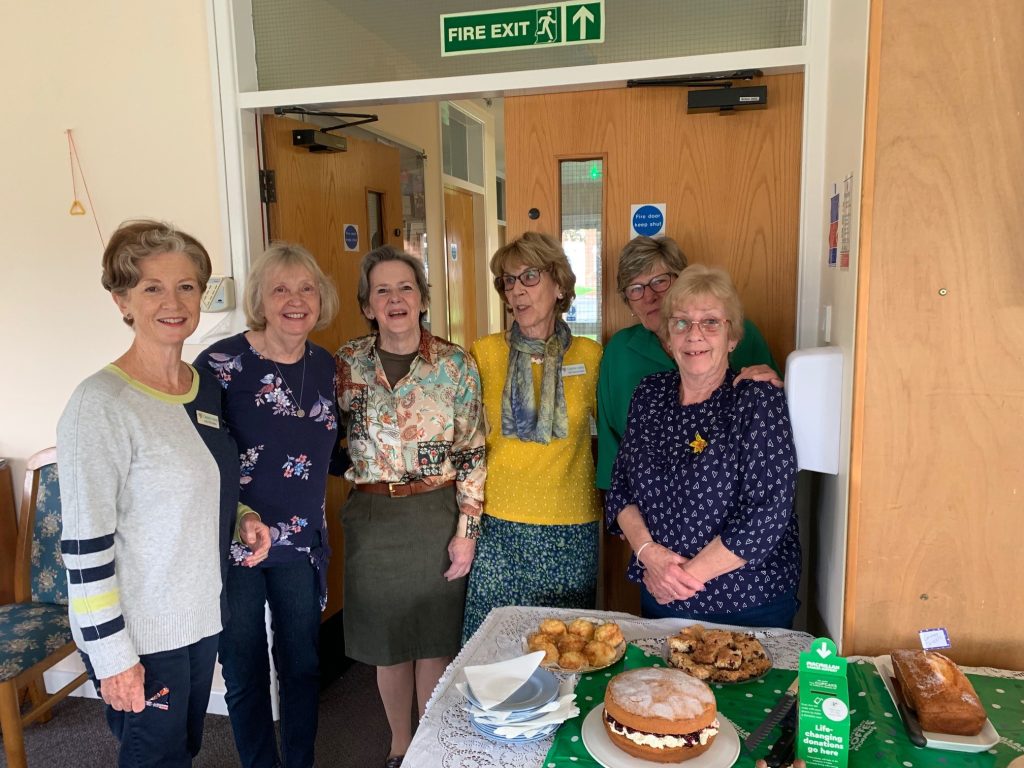 Caistor Cares volunteers at the recent Macmillan coffee morning