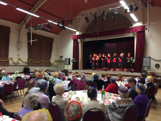 Festive celebrations for Caistor's senior citizens - Lincolnshire Cares